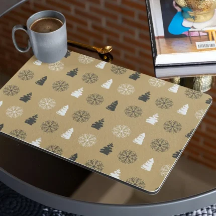 Snowflake Xmas Table Mats and Runner Set - Image 3