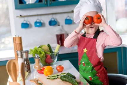 Xmas Tree Printed Christmas apron - Image 7