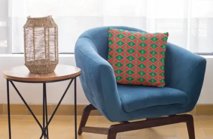 Diamond Pattern Christmas Cushion Cover - Image 2