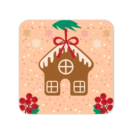 Christmas with Xmas Tree Coasters for Drinks - Image 2