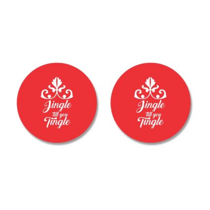 Jingle Till You Tingle Wine Glasses Set of 2 - Image 5