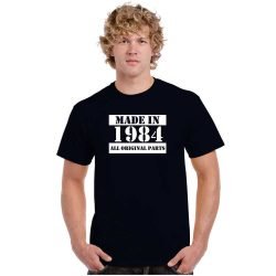 Personalized Made in Year Birthday T shirt for Men