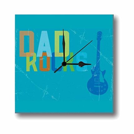 Giftsmate Dad Rocks Wall Clock for Dad