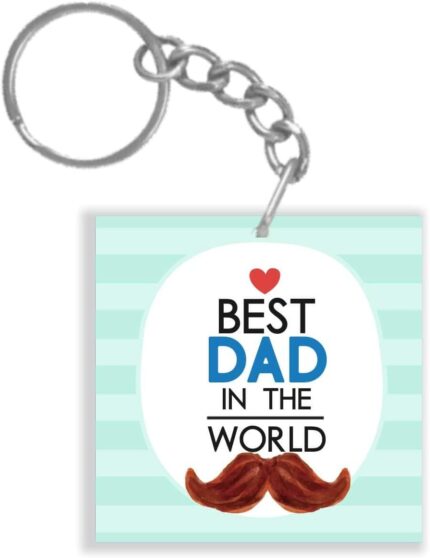 Giftsmate Fathers Day Gifts for Dad No.1 Of The World Gift Set of 4 - Mug, Cushion Cover, Coaster,Keychain - Image 6