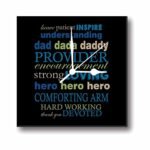 Giftsmate Hero Dad Wall Clock for Dad