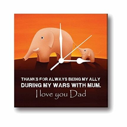Giftsmate I Love You Dad Wall Clock for Dad