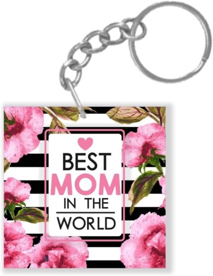 Giftsmate Mother's day Gifts for Mom - Best Mom In The World Gift Combo Hamper Set of 4 - Mug, Coaster,Keychain, Cushion Cover 12x12 - Image 7