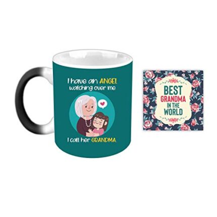 Giftsmate Mother's day Gifts for Mom - House Rules Gift Combo Hamper Set of 2 - Mug, Coaster - Image 1
