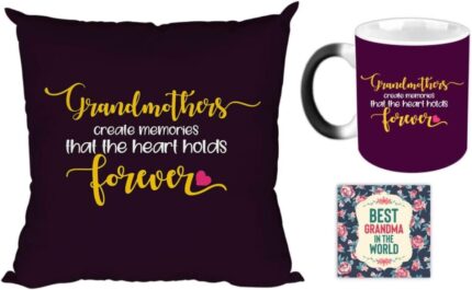 Giftsmate Mother's day Gifts for Mom - Mumma You Are The Best Gift Combo Hamper Set of 3 - Mug, Coaster, Cushion Cover 12x12 - Image 1