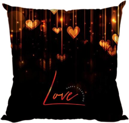 Giftsmate Valentine Gift Combo for Girlfriend Happy Valentine Love Cushion Cover, Mug, Coaster - Image 4