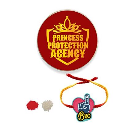 TheYaYaCafe Birthday Gifts For Sister Princess Protection Agency Fridge Magnet - Round With Printed - Image 1