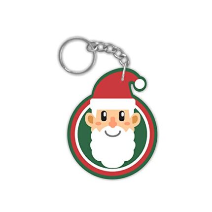 TheYaYaCafe Christmas Gifts Xmas Santa Claus Keychain Keyring (Red) - Image 1