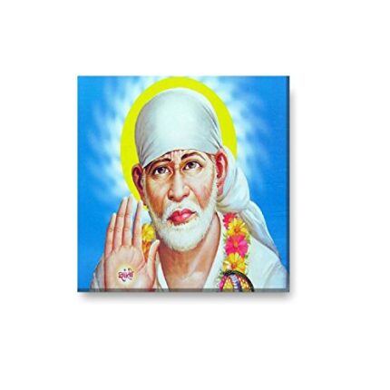 TheYaYaCafe Diwali Gifts Religious Sai Baba Canvas Painting Photoframe Wall Hangings Diwali - Image 1