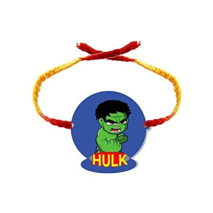 TheYaYaCafe Kids Rakhi for Brother Boy Printed Rakhi Hulk Bhai Raksha Bandhan - Image 1