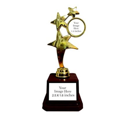 Personalised Golden Star Trophy Award - Image 1