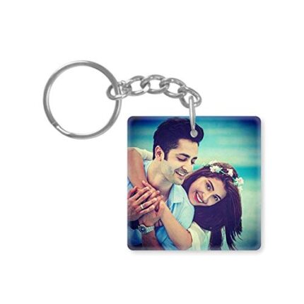 TheYaYaCafe Personalised Photo Printed Keychain Keyring - Image 1