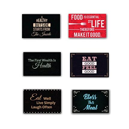 TheYaYaCafe Printed Canvas Table Mats, 12 X 18 Inches, Multicolour -Set Of 6 - Image 1