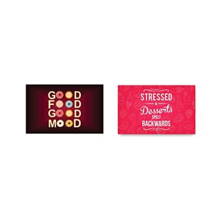 TheYaYaCafe Set Of 2 Table Mats Stressed Is Desserts Spelled Backwards Printed Placemats - Image 1