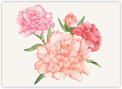 TheYaYaCafe Set Of 4 Table Mats Floral Flower Captivating Name Printed Placemats - Image 4