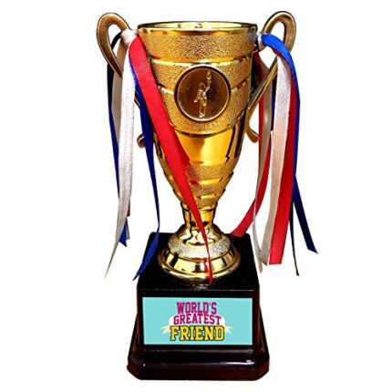 TheYaYaCafe Trophy for Friend, Worlds Friend Award - Champion Golden - Image 1