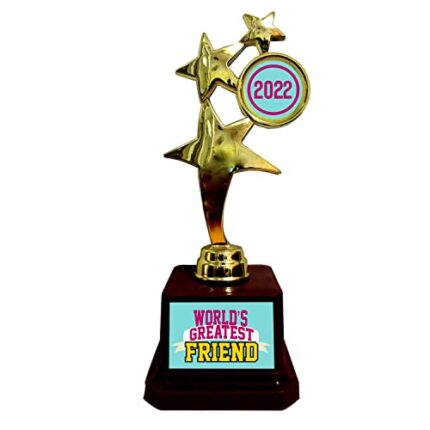 TheYaYaCafe Trophy for Friend, Worlds Friend Award - Star Golden - Image 1