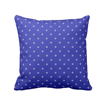 TheYaYaCafe Yaya Cafe 24 x 24 inch Florid Indigo Printed Cushion Cover for Home Sofa - Image 1