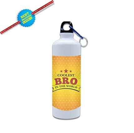 TheYaYaCafe Yaya Cafe Birthday Gifts for Brother, Worlds Coolest Bro Sipper Water Bottle