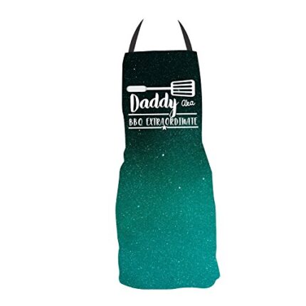 TheYaYaCafe Yaya Cafe Birthday Gifts for Father, Daddy BBQ Extraordinate Chef Apron for Dad with Chef Hat - Image 1