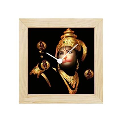 TheYaYaCafe Yaya Cafe Elegant Framed Wall Clock Religious - 8 x 8 inches