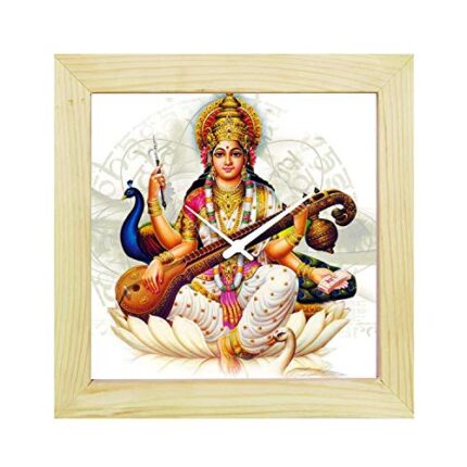 TheYaYaCafe Yaya Cafe Ghyan Saraswati Desk Clock Religious
