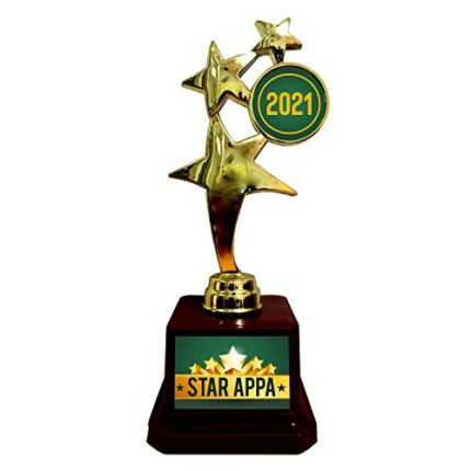 TheYaYaCafe Yaya Cafe Star Appa Tamil Trophy Golden Champion Award for Father - Image 1