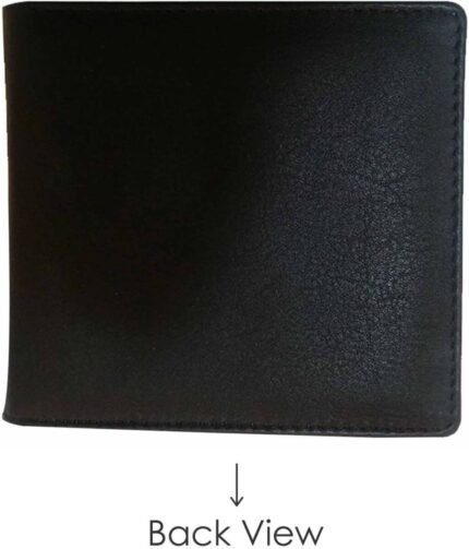 TheYaYaCafe Yaya Cafe Worlds Best Dad Hamper for Dad Set of 2 - Dad T-Shirt, Black Premium President Mens Leather Wallet - Image 9
