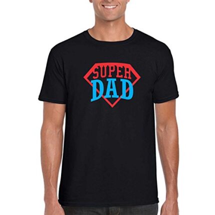 Giftsmate Men's Cotton Dad T-Shirt Super Dad - Image 3