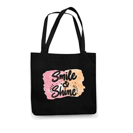 Push Your Ability Black Tote Bag - Image 11