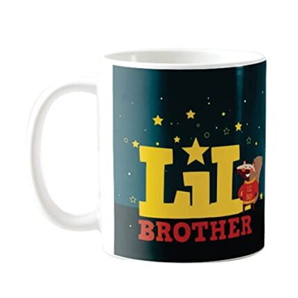 TheYaYaCafe Rakhi Gifts, Little Brother is Protected by Big Sister Mug, Coaster Combo Raksha Bandhan - Image 7