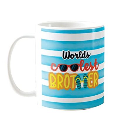 TheYaYaCafe Rakhi Gifts, Little Brother is Protected by Big Sister Mug, Coaster Combo Raksha Bandhan - Image 10