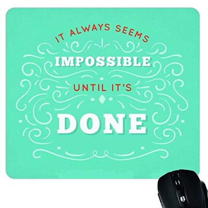 TheYaYaCafe Good Vibes Only Motivational Quote Printed Mouse Pad for Computer, PC, Laptop - Image 8