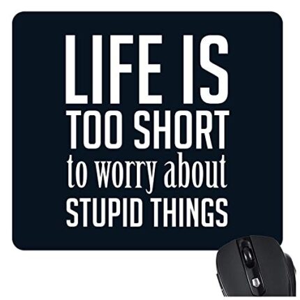 TheYaYaCafe Good Vibes Only Motivational Quote Printed Mouse Pad for Computer, PC, Laptop - Image 9