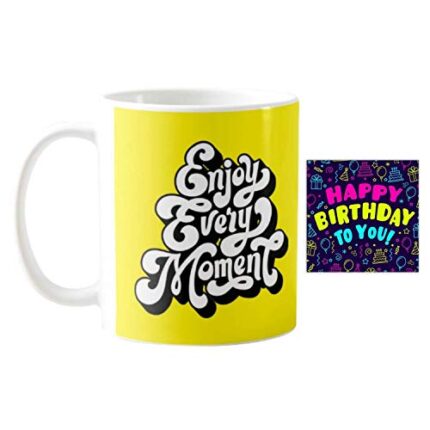 Yaya Cafe Enjoy Every Moment Birthday Gifts Mug Hamper - Image 3