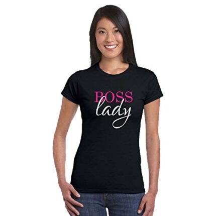 YaYa cafe Boss Lady Mom Women Cotton Printed T-Shirt - Image 3