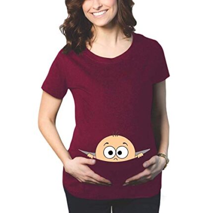 Peek a Boo Maternity T-shirt - Image 9