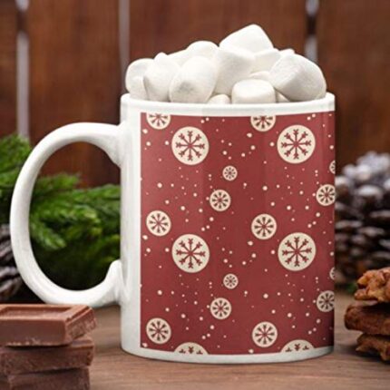 YaYa Cafe Christmas Gifts Cute Coffee Mug, 330 ml with Coaster - Image 1
