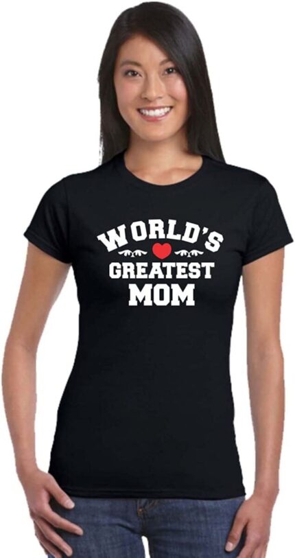 YaYa cafe Greatest Mom and Son Family Tshirts Set Of 2 - Black - Women M Kid 6-9 Month - Image 4