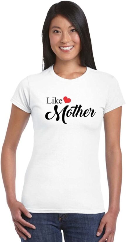YaYa cafe Like Mother Women Cotton Printed T-Shirt - Image 1