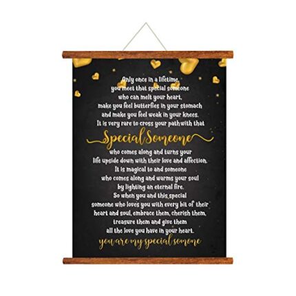 YaYa cafe Valentine Greeting Card for Girlfriend Boyfriend Husband Wife You are My Special Someone Love Song Scroll Gifts - Image 1