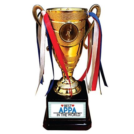 Yaya Cafe Best Baba in The World Bengali Trophy Golden Champion Award for Father - Image 1