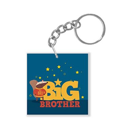 Yaya Cafe Birthday Bhaidooj Brother Big Bro Brother Keychain Keyring - Image 1