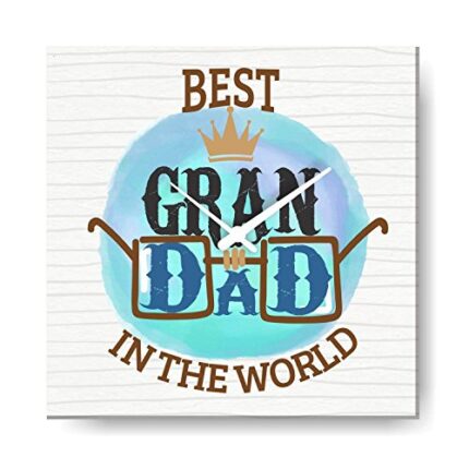 Yaya Cafe Birthday Gifts for Grandfather, Cute Best Grandad in The World for Grandpa - 24x24 inches - Image 1