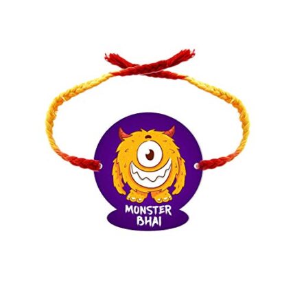 Yaya Cafe Kid Rakhi for Brother Monster Bhai Printed Rakhi Raksha Bandhan - Image 1