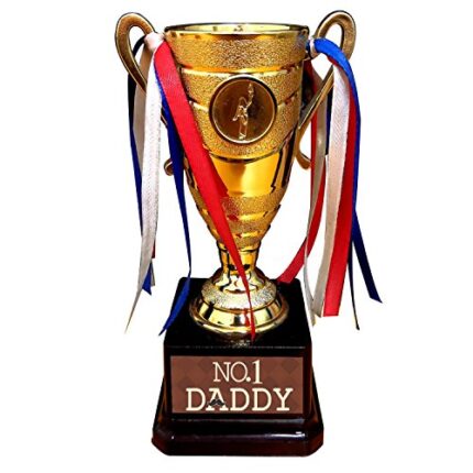 Yaya Cafe No. 1 Daddy Trophy Golden Champion Award for Father - Image 1